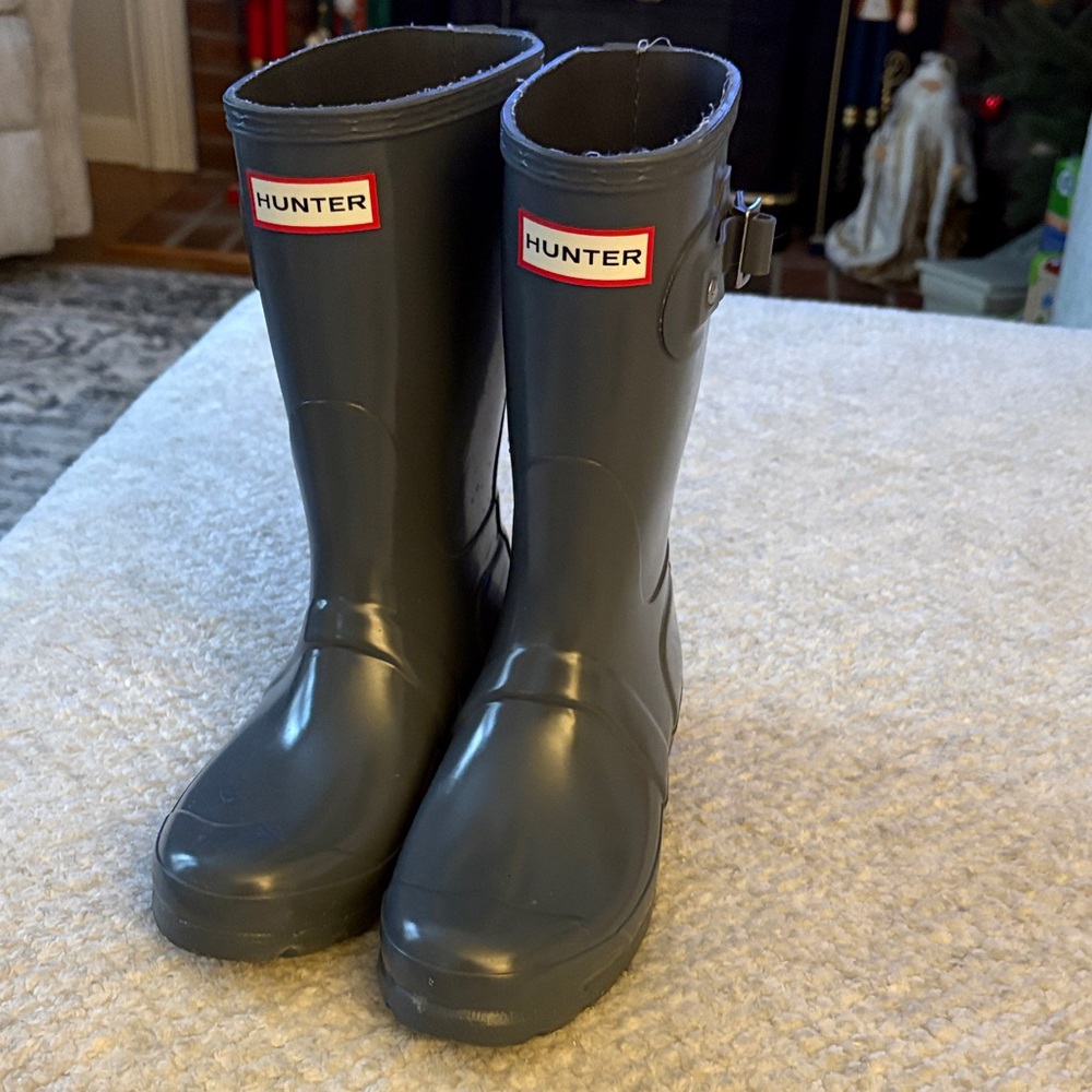Hunter Charcoal Waterproof Boots